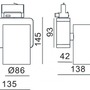 Svítidla - IMPR 707056 Deko-Light kolejnicový systém 3-fázový 230V Nihal 230V 33W 3000 K stříbrná 135 mm - foto 5