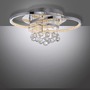 Dekorativní - PN 6267-17 ROTAZO LED stropní svítidlo chrom s křišťalovými přívěsky  krokově stmívatelné 3000K - PAUL NEUHAUS - foto 5
