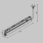 Lištové Magnetic Maytoni Exility - M TRA034DR-100W-DD-B-DE Vestavné napájení 48V 100W DALI černý hliník IP54 stmívatelné Exility - MAYTONI - foto 5