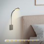Bodová - BRI 2361015 Cielo lampa na čtení - 2W, 200lm, LED, nabíjecí, stmívatelné, dotykový vypínač, bezdrátové, černá - BRILONER - foto 5