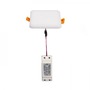 Koupelnová - RED R13521 BELI SQ 10 zápustná mléčný akryl 230V LED 8W IP65 3000K - RED - DESIGN RENDL - foto 5