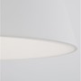 Kruhová - NV 9077882 Závěsné svítidlo VOLCANO kov a akrylový difuzor bílá LED 33W 230V 3000K IP20 - NOVA LUCE - foto 5
