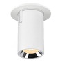 Kruhová - LA 1006902 NUMINOS® PROJECTOR XS stropní zápustné svítidlo, 3000 K, 55°, válcové, bílé/chrom - BIG WHITE (SLV) - foto 5
