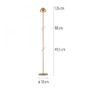 Stolní lampy dekorační - LD 19245-12 Kolekce Schöner Wohnen LED stojací svítidlo na baterie BELLIES, zlatá, nabíjecí přes USB, 3000K - JUST LIGHT - foto 5