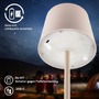 Stolní lampy dekorační - BRILO 7708011 Bota stolní lampa - 1,8W, 120lm, nabíjecí, LED, stmívatelné, dotykový vypínač, teplá bílá, béžová - BRILO - foto 5
