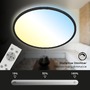 Kruhová - BRILO 3728-015 Ultraploché CCT svítidlo LED panel, pr.48 cm, LED, 31 W, 3500 lm, černá - BRILO - foto 5