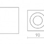 Koupelnová - RED R13608 KIM stropní bílá 230V GU10 35W IP65 - RED - DESIGN RENDL - foto 5