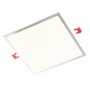 Hranatá - RED R12176 SLENDER SLIM SQ 22 zápustná matný nikl 230V LED 30W 3000K - RED - DESIGN RENDL - foto 5