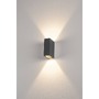 Nástěnná - LA 232445 Nástěnné svítidlo QUAD XL 2, hranaté, antracit, LED, 2x3,2 W, 3000K, up-down - BIG WHITE (SLV) - foto 5