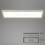 Hranatá - BRI 3394014 Slim svítidlo LED panel, 58 cm, 2700 lm, 22 W, stříbrná (starý kód: BRI 3394-014) - BRILONER - foto 5