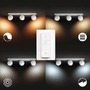 SmartHome Paul Neuhaus - PH 50473/31/P6 Hue White Ambiance Bodové svítidlo Philips Buckram BT 50473/31/P6 LED GU10 3x5W 3x350lm 2200-6500K 230V, bílé s dálkovým ovladačem a Bluetooth - PHILIPS HUE (915005918601) - foto 5