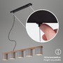 Podélná - BRI 4075-054 Závěsné svítidlo, 110 cm, max. 25 W, šedá - BRILONER - foto 5