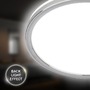 Kruhová - BRI 3873018 BRILONER Pulap stropní svítidlo pr.42 cm - 22W, 3000lm, LED, přímé a nepřímé osvětlení, IP54, neutrální bílá, chrom 3873018 - foto 5