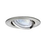 Kruhová - P 92456 LED vestavné svítidlo Nova Coin 3ks sada kruhové 84mm 50° 3x2,8W 230V 4000K kov kartáčovaný - PAULMANN - foto 5
