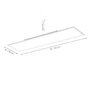LED panely - LD 14533-16 FLAT LED panel, stropní svítidlo, ploché, 120x30cm, bílé 2700-5000K - LEUCHTEN DIREKT / JUST LIGHT - foto 5