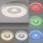 Kruhová - LD 14271-16 LED stropní svítidlo bílé s křišťálovým efektem, dálkové ovládání, Tuya, stmívatelné s aplikací RGB/2700-5000K - JUST LIGHT - foto 5