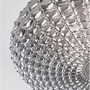 Kruhová - NV 9738254 Stropní svítidlo CLAM kouřové chromové sklo bílý kov E27 2x12W 230V IP44 bez žárovky - NOVA LUCE - foto 5