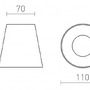 Downlight - RED R13795 VOLCA stropní beton/dekor tmavý granit 230V LED GU10 5W - RED - DESIGN RENDL - foto 5