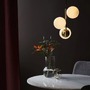 Kónická - NOR 48603035 Závěsné svítidlo Lilly 3x40W E14 mosaz opál - NORDLUX - foto 5