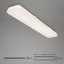 Hranatá - BRILO 3042-016 LED stropní svítidlo 115,7 cm 48W 5100lm bílé - BRILO - foto 5