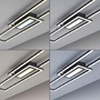Hranatá - LD 14696-18 ASMIN LED stropní svítidlo 95x17,5cm, černá, ploché, paměťová funkce, jednoduchý panel 3000K - LEUCHTEN DIREKT / JUST LIGHT - foto 5