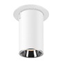 Kruhová - LA 1006992 NUMINOS® PROJECTOR M stropní zápustné svítidlo, 2700 K, 55°, válcové, bílé/chrom - BIG WHITE (SLV) - foto 5