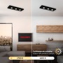 Bodová - BRI 3996035 CTS LED stropní svítidlo, 38,5 cm, 4W, 460lm, černá - BRILONER - foto 5