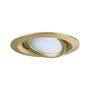 Kruhová - P 92404 LED vestavné svítidlo Nova Coin 3ks sada kruhové 84mm 50° Coin 3x6W 230V 2700K zlatá mat - PAULMANN - foto 5