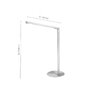 Stolní lampy pracovní - LD 11011-55 DAWDA LED stolní lampa na psací stůl, ocel 3000K - LEUCHTEN DIREKT / JUST LIGHT - foto 5