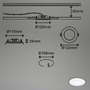Kruhová - BRI 7284-036 3ks sada LED vestavné svítidlo, pr. 12 cm, 6,4 W, bílé - BRILONER - foto 5