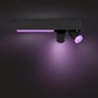 Bodová - PH 8720169318311 Hue 50610/30/P7 Hue WACA Centris stropní LED svítidlo 1x11W+GU10 2x5,7W 1560lm 2000-6500K RGB IP20 černá - PHILIPS - foto 5