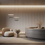 Dekorativní - M MOD280PL-L23B3K1 Závěsné svítidlo Ambience 3000K 23W teplá bílá 1000lm černý kov stmívatelné - MAYTONI - foto 5