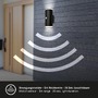 Nástěnná - BRI 3787015 Lima LED venkovní nástěnné svítidlo, pohybové čidlo, soumrakový senzor, nabíjecí, černá - BRILONER - foto 5