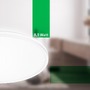 Kruhová - BRILO 3836016 Pulap A LED stropní svítidlo, třída A, přímé a nepřímé osvětlení, bílé - BRILO - foto 5
