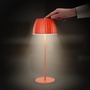Stolní lampy dekorační - BRILO 7553012 Nabíjecí stolní lampa Riffle - 36,5 cm, 2W, 200lm, IP44, bezdrátová, LED, stmívatelná, dotykový vypínač, oranžová - BRILO - foto 5
