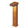 Sloupková - LA 1006347 RUSTY® PATHLIGHT 70 LED venkovní stojací svítidlo, rezavě zbarvené, IP55, 3000K - BIG WHITE (SLV) - foto 5
