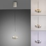 Dekorativní - PN 2247-95 Závěsné svítidlo Q-ROTATE 1 ramenné hliník nastavitelná výška Smart Home ZigBee 2700-5000K - PAUL NEUHAUS - foto 5