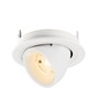 Kruhová - LA 1009389 NUMINOS® GIMBLE S Stropní vestavné svítidlo, 2700 K, 20°, IP20, kulaté, bílé - BIG WHITE (SLV) - foto 5