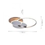 Kruhová - PN 8328-79 PALMA LED stropní svítidlo, dřevo, stmívatelné, dálkový ovladač, do interiéru 2700-5000K - PAUL NEUHAUS - foto 5