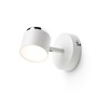 Bodová - RED R14272 NOVA I nástěnná bílá chrom/mléčný akryl 230V LED 4.2W 3000K - RED - DESIGN RENDL - foto 5