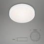 Kruhová - BRILO 3048-016 LED stropní svítidlo pr. 28 cm 18,5W 2000lm bílé - BRILO - foto 5