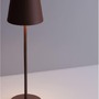 Na baterie - NV 9223403 Venkovní stolní lampa SEINA hnědý hliník a akryl LED 2W 2700K 5V DC IP54 vypínač na těle nabíjecí s PG základnou nebo USB C kabelem - NOVA LUCE - foto 5