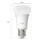 E27 - PH 8720169363700 Hue W 810 smart žárovka A60 E27, 7W, 810lm, teplá bílá (3 ks) - PHILIPS - foto 5