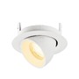 Kruhová - LA 1010057 NUMINOS® GIMBLE XS Stropní vestavné svítidlo, 3000 K, 40°, IP20, kulaté, bílé - BIG WHITE (SLV) - foto 5