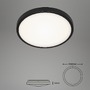 Kruhová - BRILO 3455015 LED stropní svítidlo, pr. 29 cm, 12 W, černá (starý kód: BRILO 3455-015) - BRILO - foto 5