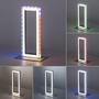 Stolní lampy dekorační - LD 14639-55 FELIX60 LED stolní lampa, stříbrná barva, šňůrový vypínač, Rainbow RGB, dálkový ovladač RGB+2700-5000K - LEUCHTEN DIREKT / JUST LIGHT - foto 5