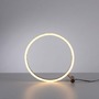 Stolní lampy dekorační - LD 15390-60 RITUS LED stolní lampa, matná mosaz, kruhová, pr.30cm, dotykový stmívač, Switchmo, teplá bílá 3000K - LEUCHTEN DIREKT / JUST LIGHT - foto 5