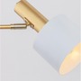 Stolní lampy dekorační - NV 9426651 Stolní lampa PAZ zlatý kov bílé kovové stínidlo bílá základna E27 1x12W 230V IP20 bez žárovky - NOVA LUCE - foto 5