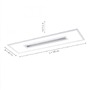 Hranatá - LD 11646-16 RECESS LED stropní svítidlo hranaté v bílé s rafinovaným výřezem a možností změny barev RGB+3000-5000K - LEUCHTEN DIREKT / JUST LIGHT - foto 5