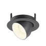 Kruhová - LA 1010063 NUMINOS® GIMBLE XS Stropní vestavné svítidlo, 4000 K, 20°, IP20, kulaté, černá / bílá - BIG WHITE (SLV) - foto 5